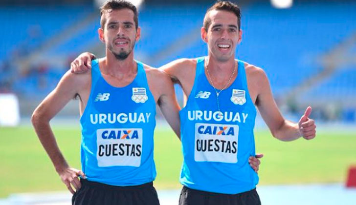 Nicolás Cuestas ganó la medalla de bronce en los 5000 metros del Iberoamericano de Río. Foto: @Llamaceleste