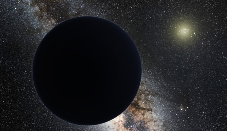 Representación artística del "Planeta Nueve". Foto: ESO / Wikimedia Commons. 