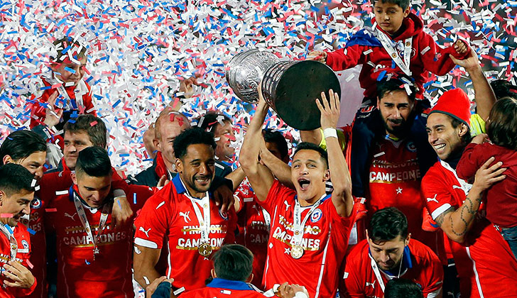 Chile seguirá siendo campeón de América hasta 2019.