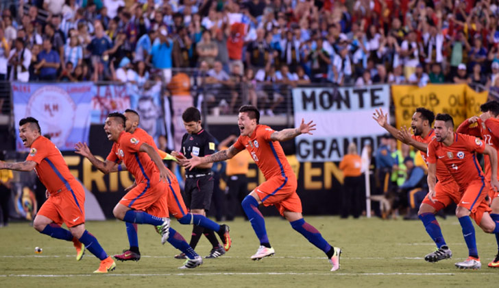 Chile campeón de la Copa América tras vencer a Argentina por penales . Foto: @CA2016
