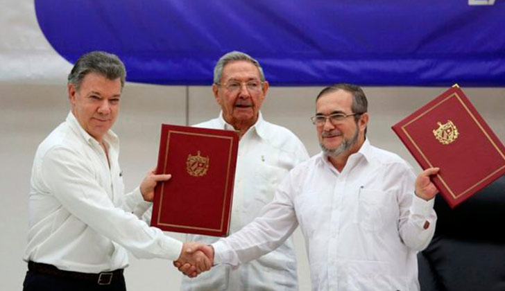 Las armas de las FARC se fundirán para hacer 3 monumentos: uno en la ONU, otro en Cuba y otro en Colombia. Foto: REUTERS