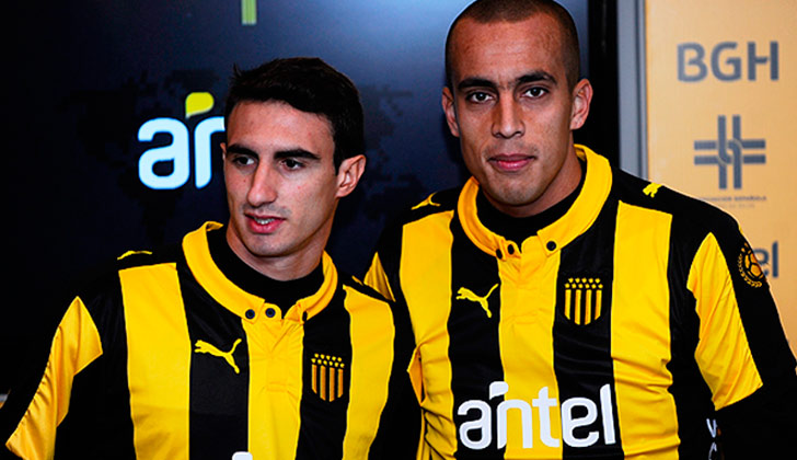 Guzmán Pereira y Juan Martín Boselli se incorporaron a Peñarol en el inicio de la pretemporada. Foto: @OficialCAP