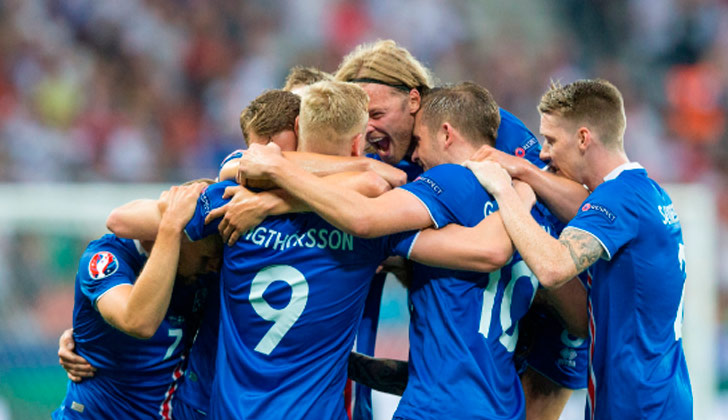 Islandia hace historia y elimina a Inglaterra de la Eurocopa. Foto: @UEFAEURO