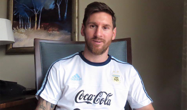 Foto: Facebook oficial Leo Messi. 