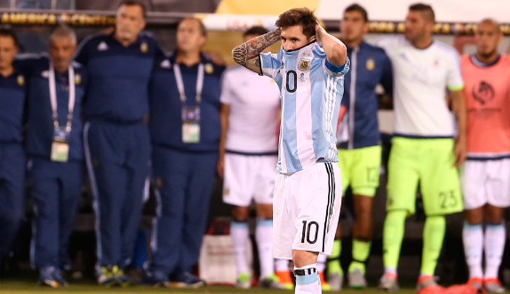 Messi: "Se terminó la selección para mí". Foto: @Argentina