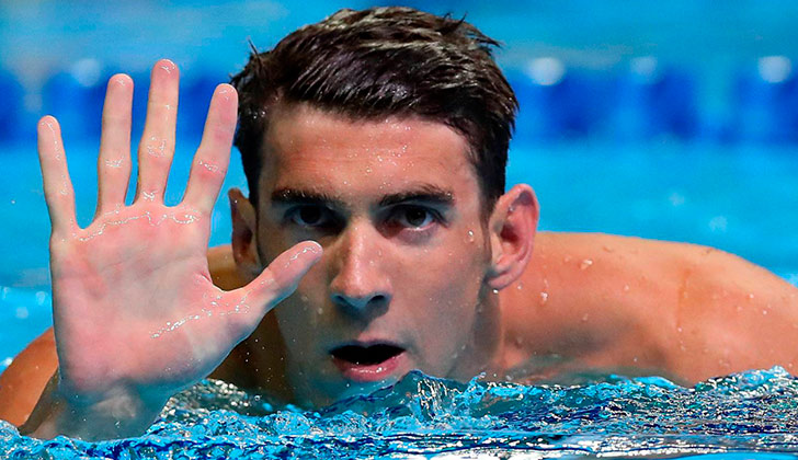 Michael Phelps participará por quinta vez en los Juegos Olímpicos. Foto: AFP
