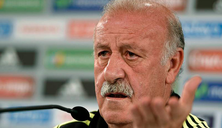 Del Bosque dejará la selección española. Foto: AFP 