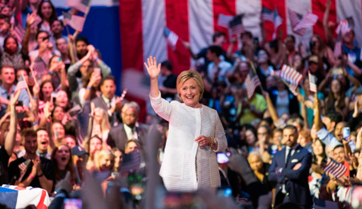 Hillary Clinton se convirtió oficialmente en la primera mujer candidata a la Presidencia de EE.UU.. Foto: @HillaryClinton 