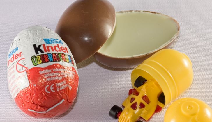 "Kinder überraschung", la versión alemana del chocolate. Foto: Wikimedia Commons. 