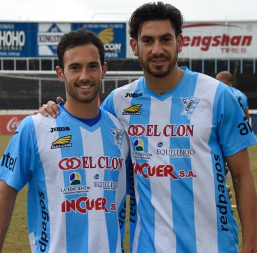Nano Ramos (izq) y Bruno Piñatares Prieto, ambos del Cerro. Foto: C.A. Cerro. 
