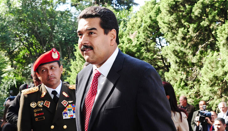Foto de archivo de Nicolás Maduro durante una visita en 2013 a Uruguay. Foto: Archivo Presidencia del Uruguay. 