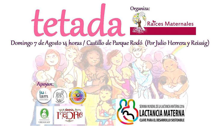 El 7 de agosto habrá una "Tetada masiva" en Uruguay.