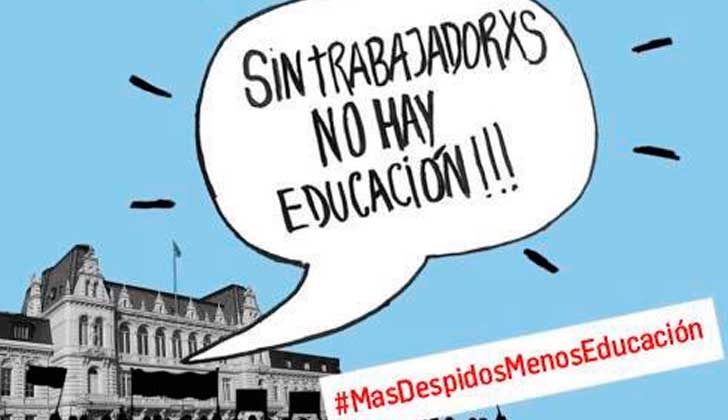 Argentina: Denuncian nueva ola de despidos en el Ministerio de Educación. Foto: Twitter