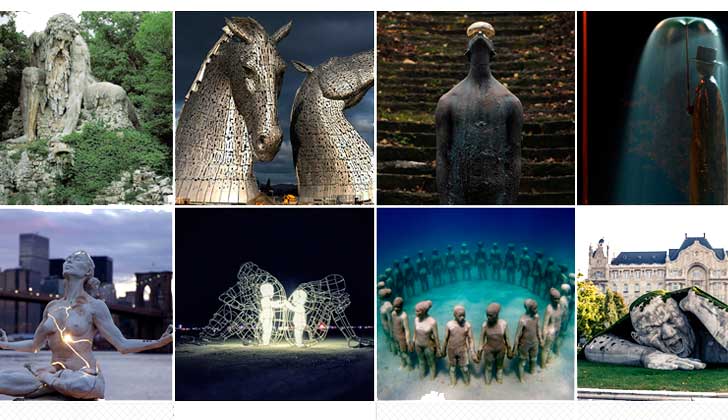 Diez impresionantes esculturas repartidas por el mundo.