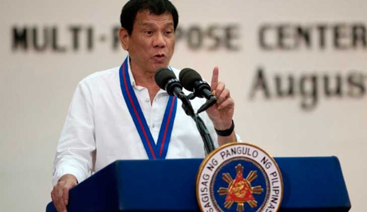 Duterte amenazó con retirar a Filipinas de la ONU tras las críticas a su sangrienta campaña anti-drogas. 
