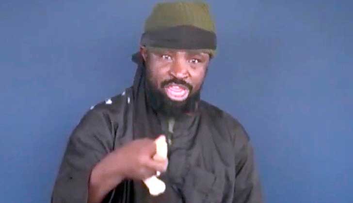 El ejército nigeriano asegura que el jefe de Boko Haram está "fatalmente herido" tras bombardeo. Foto: AFP