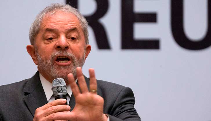 Lula denuncia una conspiración de la derecha en América Latina y asegura "Temen que en 2018 el pueblo pueda elegirme". Foto: EFE