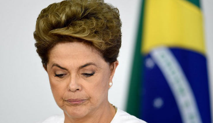 Inicio del juicio político a Dilma Rousseff. Foto: AFP
