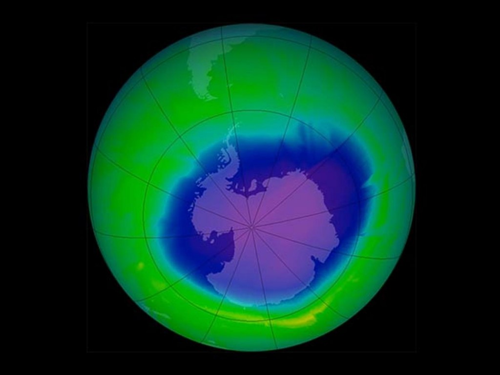 El agujero en la capa de ozono, del tamaño de toda Australia, se está cerrando. Foto: Wikimedia Commons. 