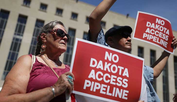 Experta de la ONU pide a EE.UU. suspender el oleoducto Dakota Access. Foto: Lakana