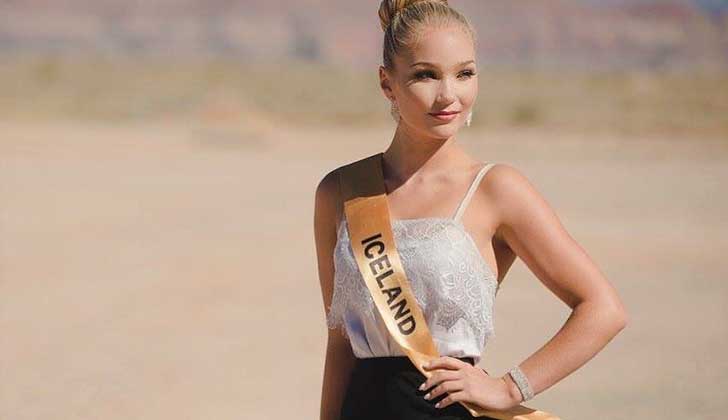 Miss Islandia renuncia un concurso luego de que le aconsejaran bajar de peso.