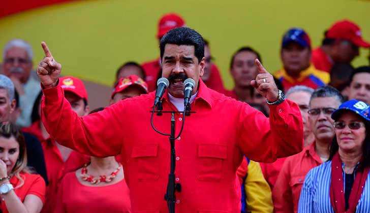 Nicolás Maduro: "No vamos a permitir un golpe Parlamentario en Venezuela". Foto: AFP