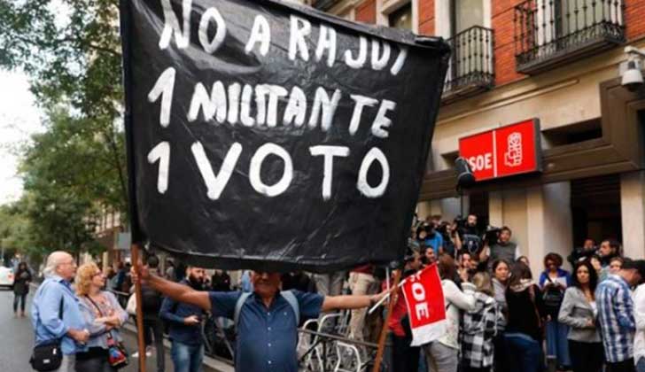 El PSOE votó a favor de abstenerse y permitirá un nuevo Gobierno de Rajoy. Foto: EFE