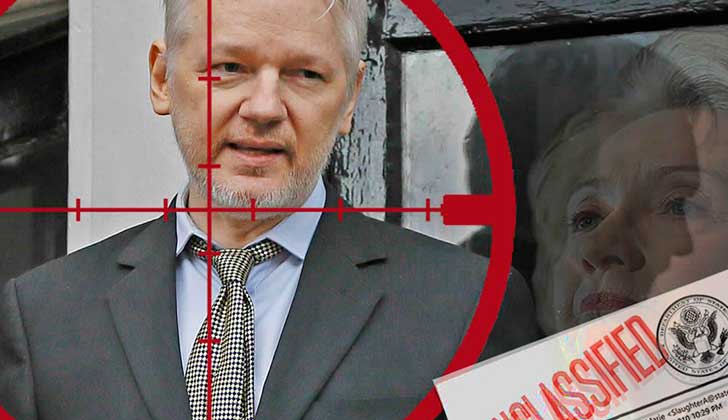 Hillary Clinton sobre Julian Assange: "¿No podemos atacar con un dron a este tipo?". Foto: //truepundit.com/
