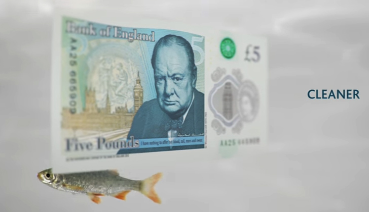 La publicidad oficial del nuevo billete de 5 libras asegura que es "más limpio", a pesar de que contiene trazas de grasa animal.