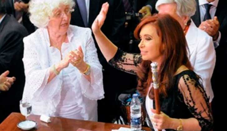 CFK a Macri: "No es mi mamá, es tu papá y vos también".