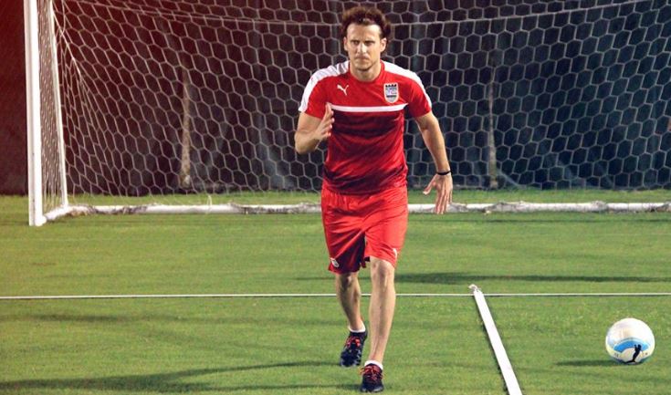 Forlán milita ahora para el cuadro del Mumbai City F.C. del futbol indio. Foto: facebook.com/MumbaiCityFC.