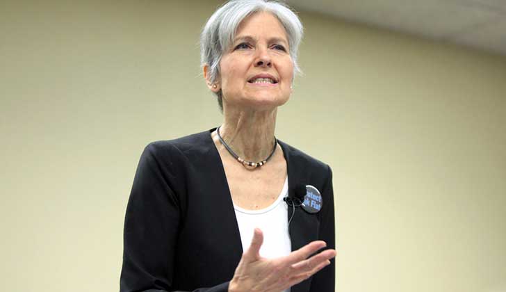 Jill Stein: "EE.UU. va elegir entre una reina de la corrupción y un protofascista". Foto: Flickr