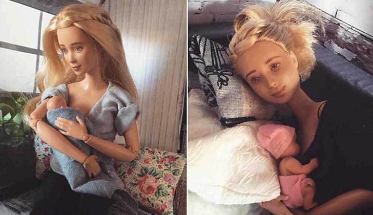 Crean una Barbie que amamanta como una herramienta de educación.