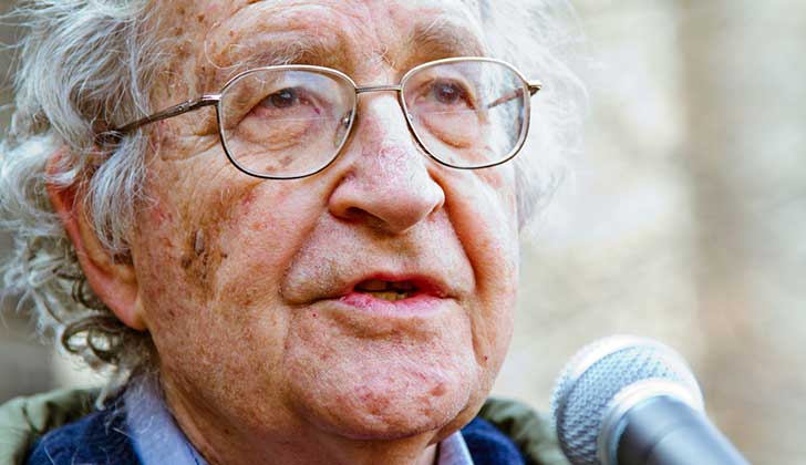 Noam Chomsky: "El capitalismo es la antítesis de la democracia". Foto: Flickr