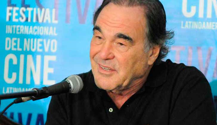 Oliver Stone: "Fidel predijo todo lo que ha sucedido desde 2001". Foto: Prensa Latina