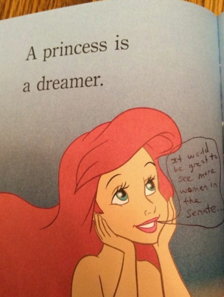 “Una princesa es una soñadora… Sería genial ver más mujeres en el Senado“