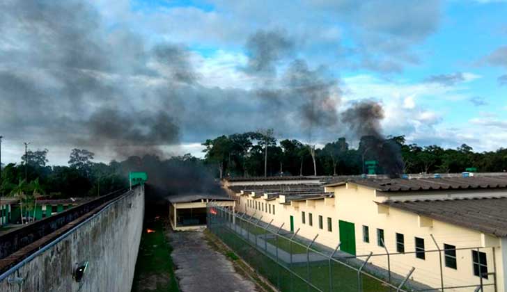 Motín en una cárcel de Brasil deja al menos 60 muertos. Foto: Twitter