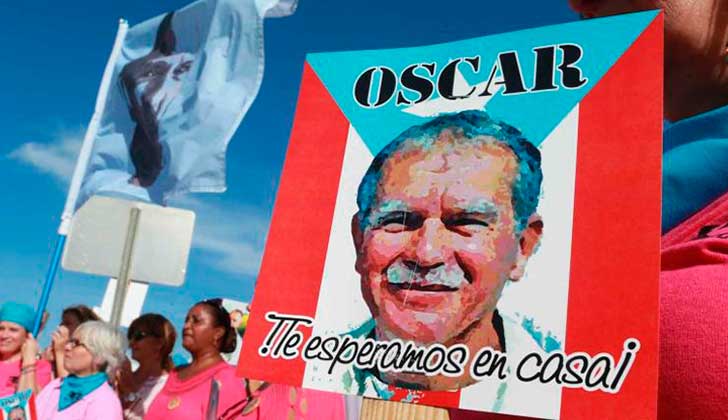 Obama indulta al independentista puertorriqueño Oscar López Rivera. Foto: GFR