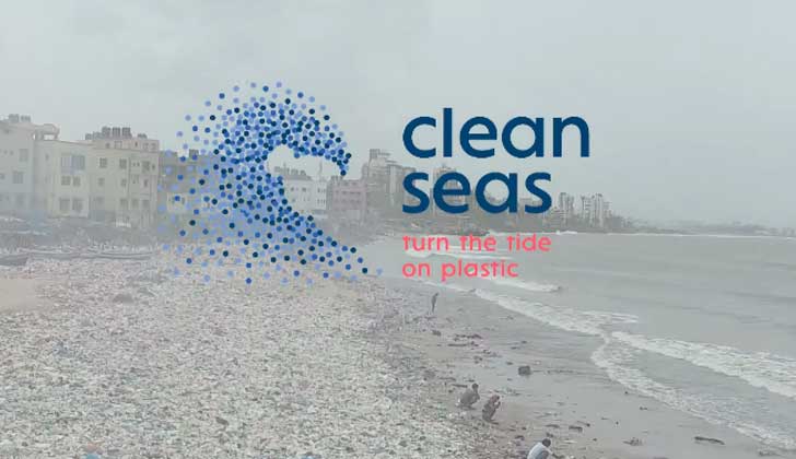 “Clean Seas”, la campaña de la ONU para acabar con residuos de plástico en los océanos.