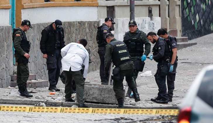 Explosión en Bogotá dejó más de 30 heridos . Foto: ColPrensa