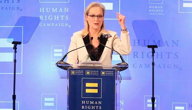 Meryl Streep volvió a arremeter conta Donald Trump.