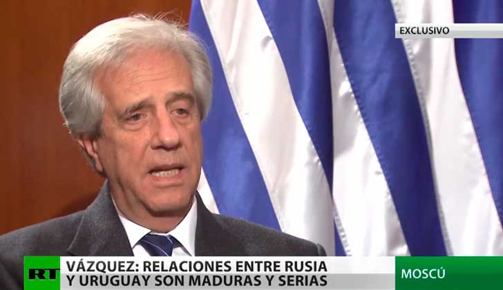 Tabaré Vázquez: "Uruguay es un país de inmigrantes. Hay que tender puentes y no muros".