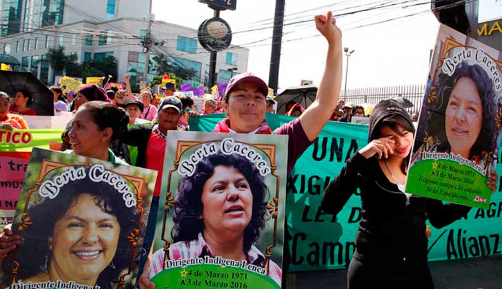 Asesinos de Berta Cáceres pertenecían a la Inteligencia de Honduras.
