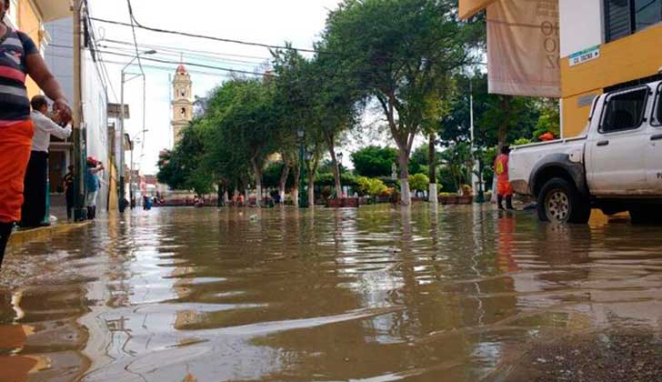 Continúa la emergencia en Perú por inundaciones y las lluvias no cesan. Foto: eltiempo-pe