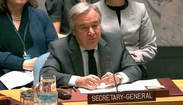 Secretario general de ONU pide priorizar el empoderamiento de mujeres.