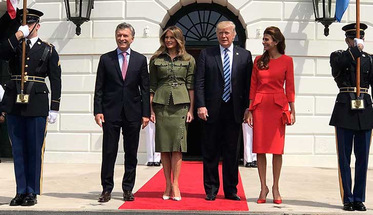 Macri y Trump se reunieron en la Casa Blanca y reiteraron su preocupación por Venezuela. Foto: Casa Rosada
