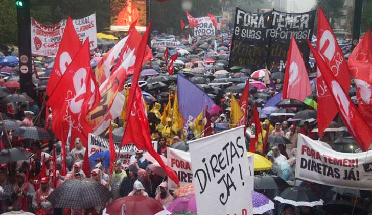 "Ocupa Brasilia": El pueblo brasileño se prepara para una gran jornada de protesta el próximo miércoles.