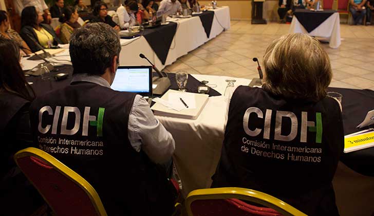 CIDH: "A pesar de la ausencia del Estado uruguayo, se cumplió con el objetivo de escuchar lo que ocurre en el país" . Foto: Gustavo Amador CIDH