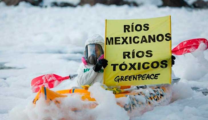Ambientalistas denuncian que el TLCAN afecta al medio ambiente de México. Foto: Greenpeace México