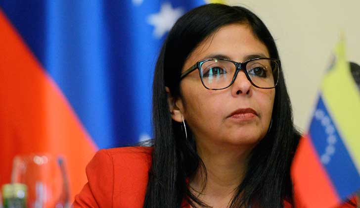 Delcy Rodríguez acusó a Honduras de pedir “más derramamiento de sangre" en Venezuela.